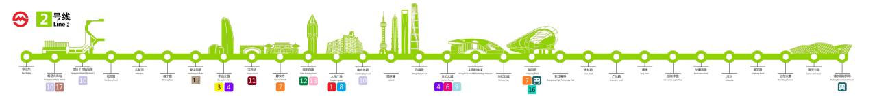 上海地铁2号线路图最新（上海地铁2023高清版大图）