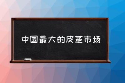​中国最大的皮革市场,海宁皮革城属于哪个省？