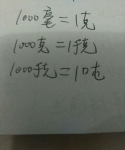 ​1克等于几毫克，1克等于多少毫克？