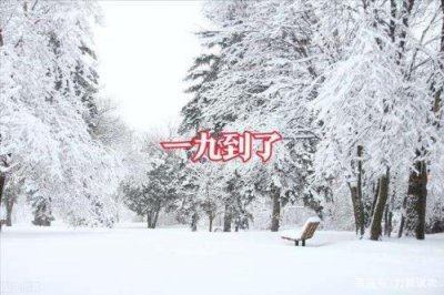 ​三九四九冰上走是指哪个节气