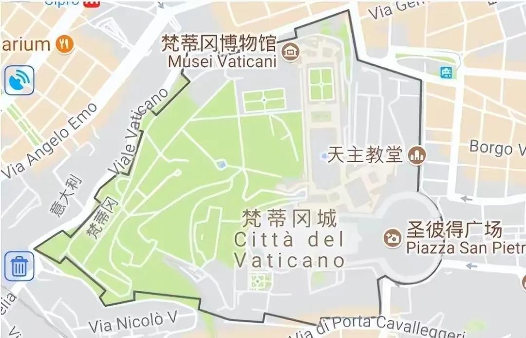 梵蒂冈多大面积(梵蒂冈人口及国土面积)