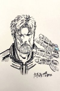 ​灵魂画手！潘粤明手绘灭霸，网友：画作太多，几个九宫格都放不下