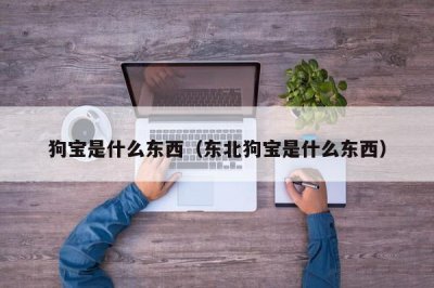 ​狗宝是什么东西（东北狗宝是什么东西）