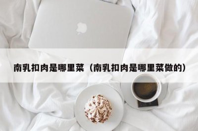 ​南乳扣肉是哪里菜（南乳扣肉是哪里菜做的）