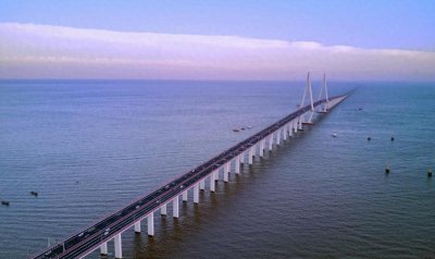 ​杭州湾跨海大桥(全长36千米，中国耗时5年建跨海大桥，6大创新令西方称赞不已)