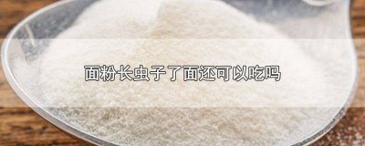 ​面粉里长虫还能吃吗 面粉里长虫了还能吃吗