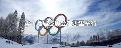 ​十七届冬奥会举办地点是哪里 第十七届冬奥会举办的地点是哪里