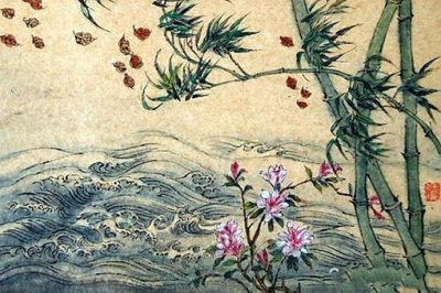 ​解落三秋叶能开二月花写的是什么自然现象