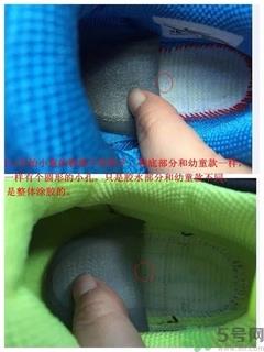 毛毛虫鞋真假区分 婴儿耐克毛毛虫鞋真假区分对比图