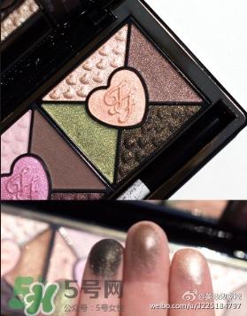 too faced爱心眼影盘试色 too faced love眼影盘试色图