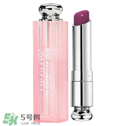 迪奥梅子色变色唇膏色号 dior梅子色变色唇膏试色图