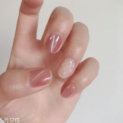 裸色系百搭小清新美甲 低调小仙女必备