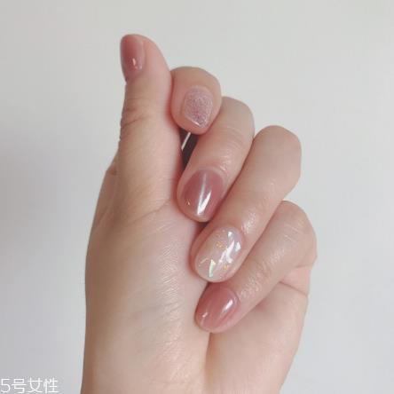 裸色系百搭小清新美甲 低调小仙女必备