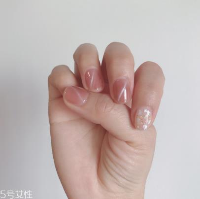 裸色系百搭小清新美甲 低调小仙女必备
