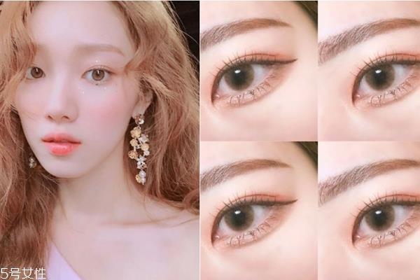 如何画伪素颜眼妆 韩妞无辜清纯系眼妆