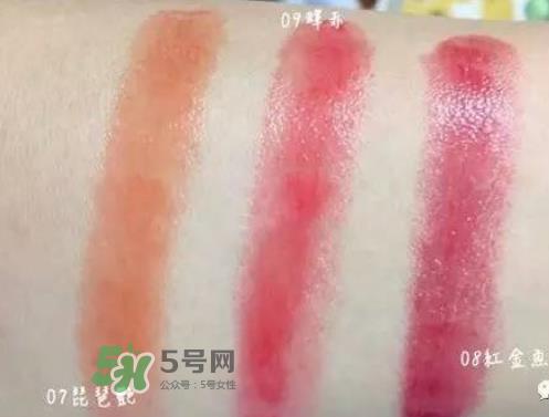 SUQQU2017年秋冬新款光影滋润唇膏试色_色号