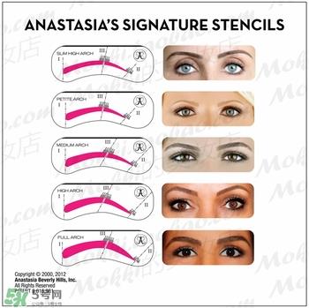 anastasia眉笔色号试色 anastasia眉笔试色图