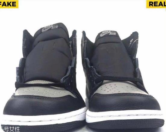 aj 1 shadow真假对比 让人疯狂的影子灰配色