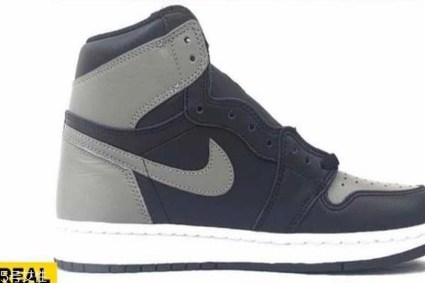 aj 1 shadow真假对比 让人疯狂的影子灰配色