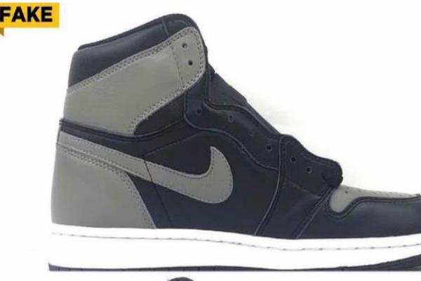 aj 1 shadow真假对比 让人疯狂的影子灰配色
