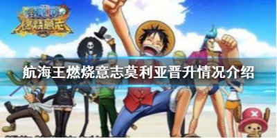 ​航海王燃烧意志莫利亚晋升怎么样