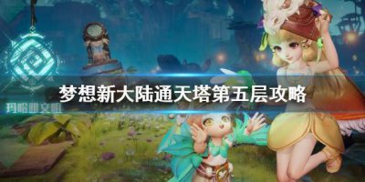 ​梦想新大陆通天塔第五层怎么过通关攻略分享