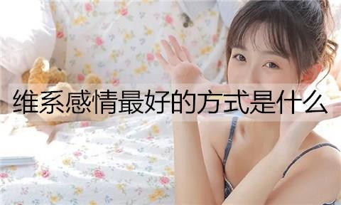 维系感情最好的方式是什么2
