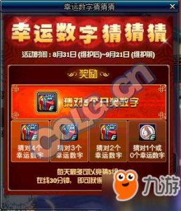 ​《DNF》幸运数字猜猜猜每日幸运数字答案查询