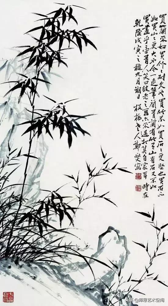 清代著名画家郑板桥的竹子：怎么可以这么美