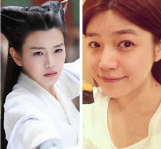 ​赵丽颖《神雕侠侣》女星素颜，最美不是小龙女，而是“胡歌女友”
