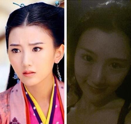 赵丽颖《神雕侠侣》女星素颜，最美不是小龙女，而是“胡歌女友”