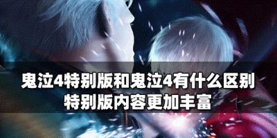 ​鬼泣4特别版和鬼泣4区别是什么 特别版内容介绍