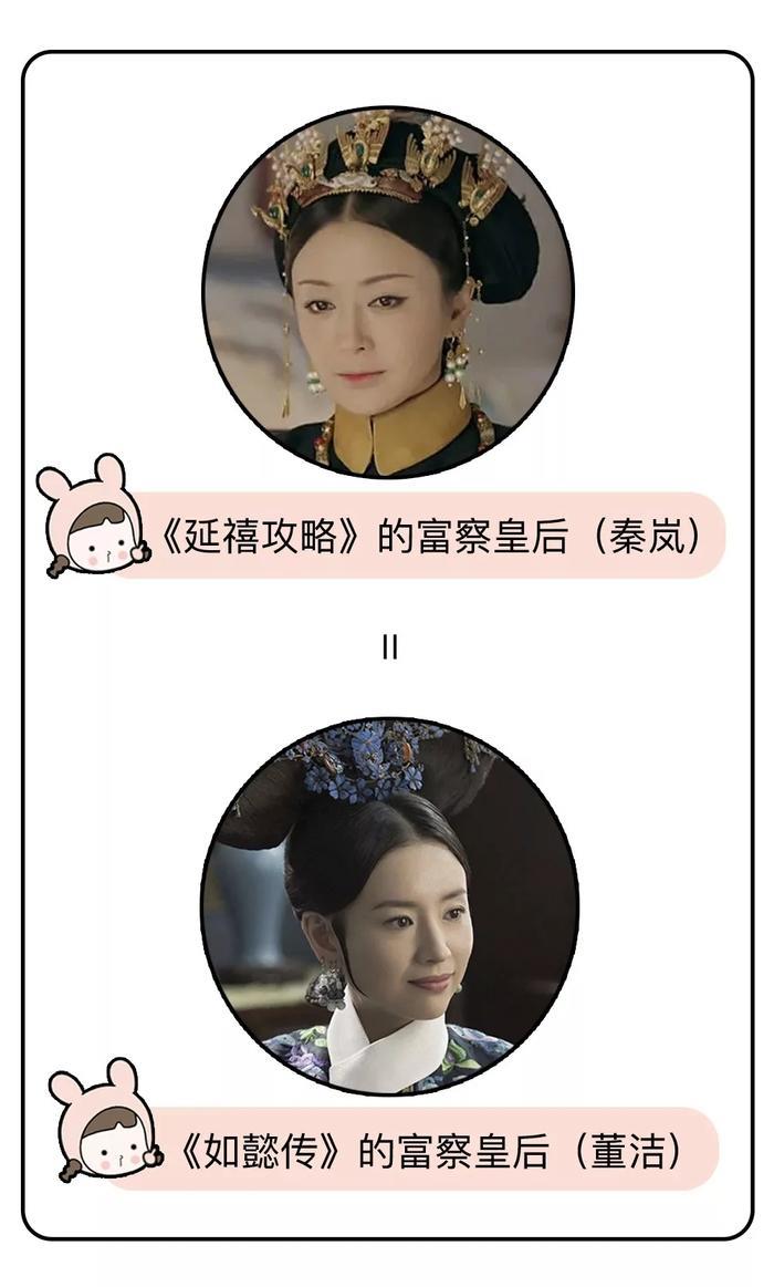 一张图看懂延禧攻略、还珠格格、步步惊心、甄嬛传、如懿传的人物关系