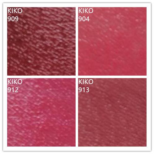kiko口红9系最火的颜色 kiko9系口红试色