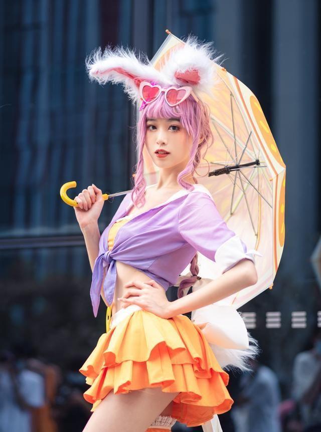 王者荣耀：峡谷六美之公孙离蜜橘之夏cosplay，堪比四大美女！