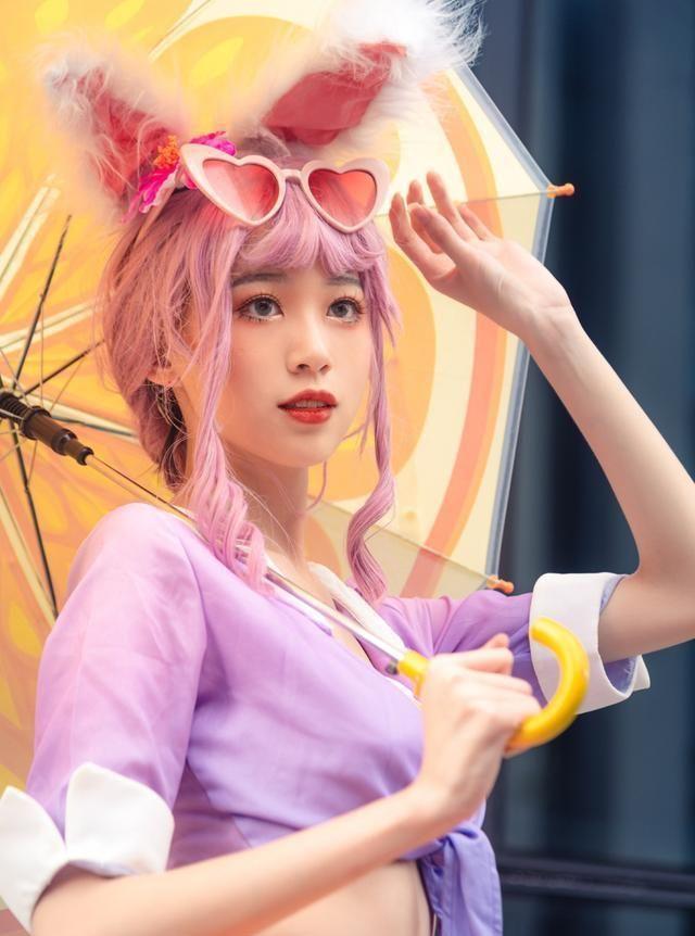王者荣耀：峡谷六美之公孙离蜜橘之夏cosplay，堪比四大美女！