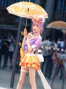 ​王者荣耀：峡谷六美之公孙离蜜橘之夏cosplay，堪比四大美女！