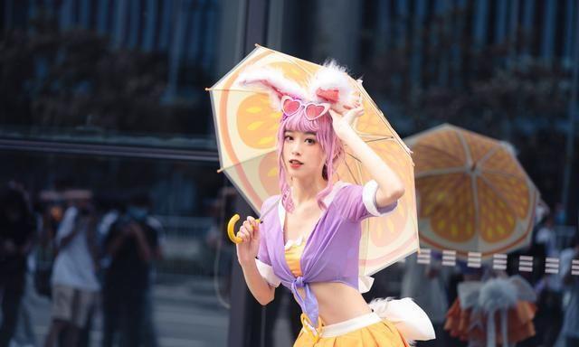 王者荣耀：峡谷六美之公孙离蜜橘之夏cosplay，堪比四大美女！