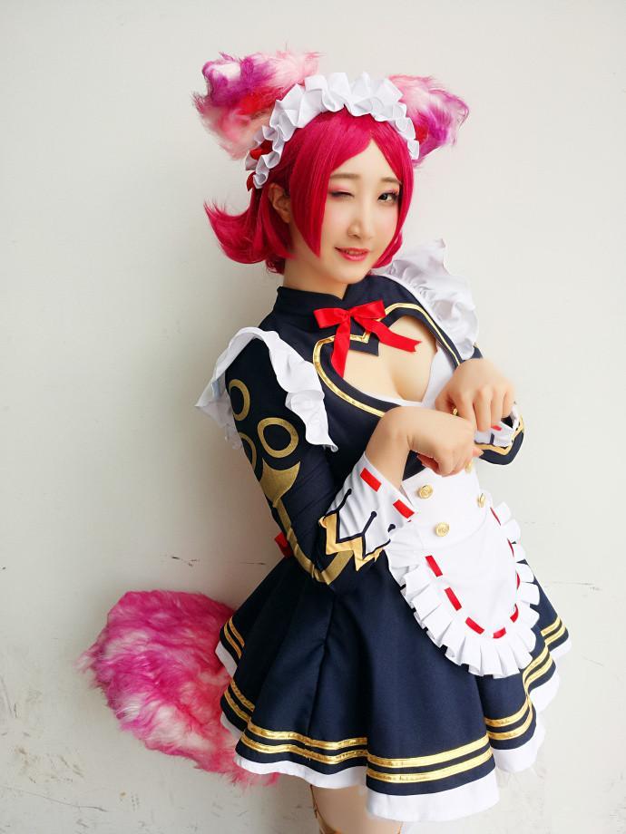 二次元美女coser妲己，性感娇艳