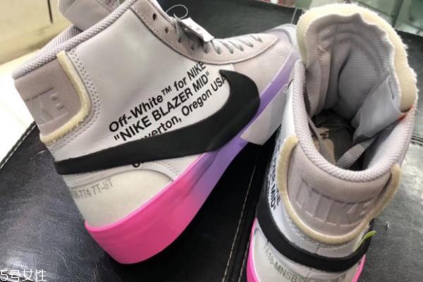 off white联名nike blazer mid彩虹版在哪买_多少钱