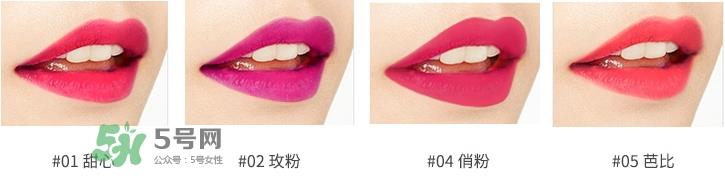 梦妆花心唇膏笔色号_梦妆花心唇膏笔试色图