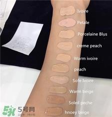 莱珀妮粉底如何选色?la prairie粉底霜试色