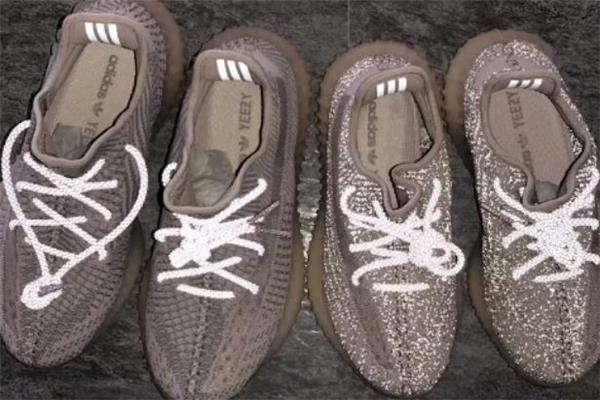 yeezy350粉天使开箱测评 yeezy粉天使和满天星实物对比