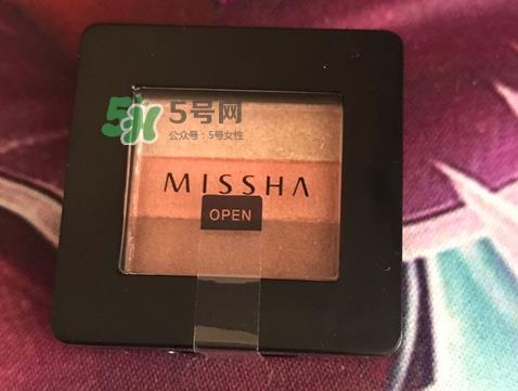 谜尚三色眼影怎么样_missha三色眼影好用吗