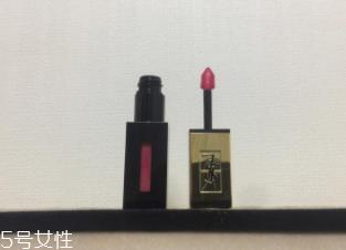 ysl圣罗兰镜面唇釉#12评测 草莓粉软妹神器
