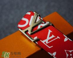 supreme与lv联名皮带多少钱？supreme lv联名腰带专柜价格