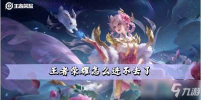 ​王者荣耀怎么进不去了