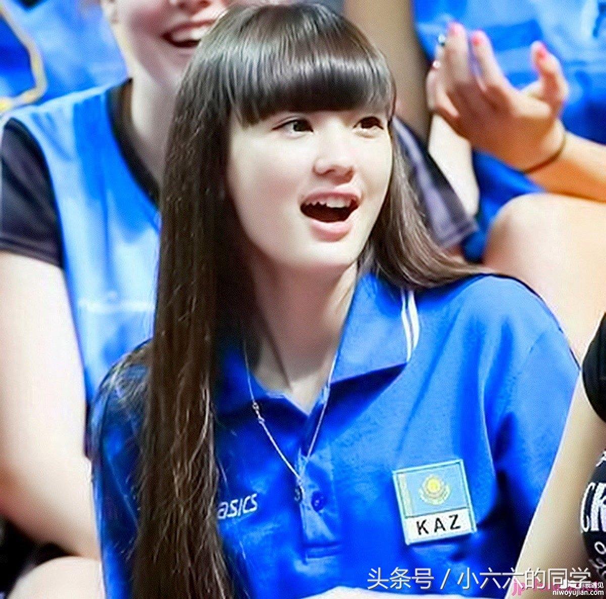 女排第一美少女？来自哈萨克的萨比娜