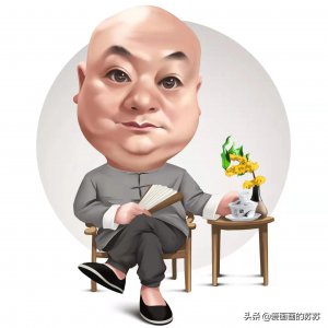 ​换个头像吧，幽默风趣的中年大叔漫画头像，生活充满趣味感