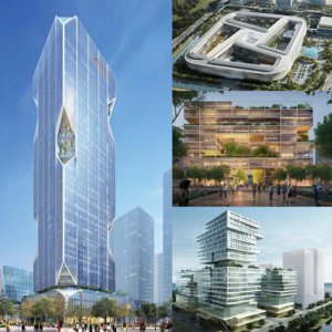​阿里巴巴的办公大楼-汉穗以超高层引领高度，杭宁建筑体量大